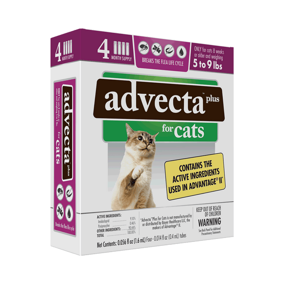 Advecta Plus Flea Protection for Cats (Cats 5-9 lbs)