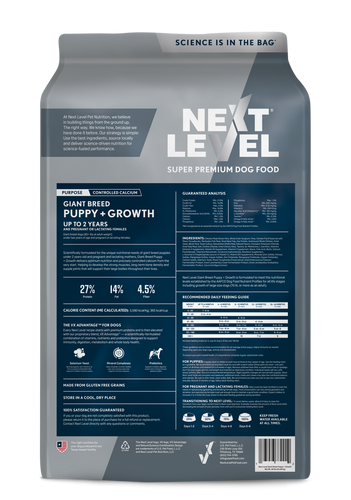 Next Level Super Premium Dog Food Giant Breed Puppy + Growth