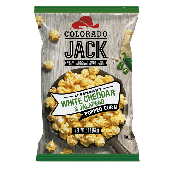 Colorado Jack White Cheddar & Jalapeño Popcorn