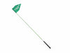 U.S. Whip 60 (152cm) Flag Whip, 10 Rubber Golf Grip Handle