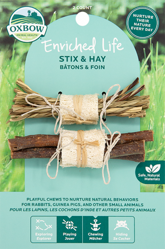 Oxbow Enriched Life Stix & Hay