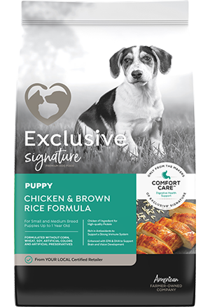 Exclusive® Signature® Puppy Chicken & Brown Rice Formula