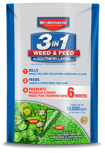 Bio Advanced 3-IN-1 WEED AND FEED FOR SOUTHERN LAWNS