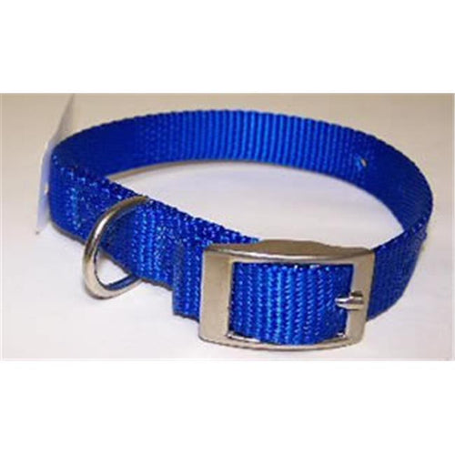 Leather Brothers  No.103N BL12 Nylon Collar 5/8 X 12in Blue