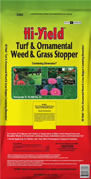 Hi-Yield TURF & ORNAMENTAL WEED & GRASS STOPPER