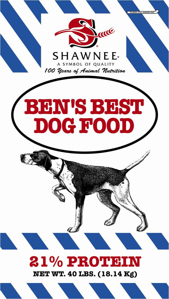 Shawnee Ben's Best 21% Dog Food