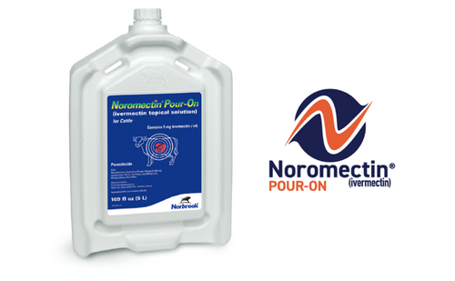 Noromectin® Pour-On (ivermectin topical solution) for Cattle (5 LITER)
